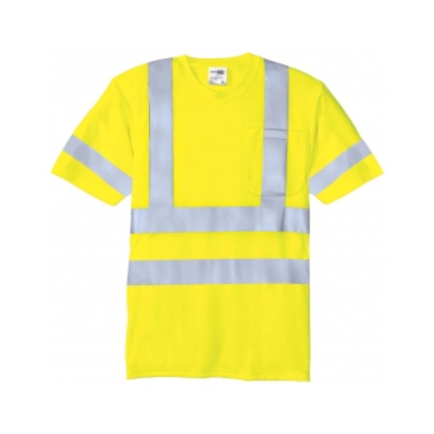 rPET Class 3 Reflective Safety T-Shirt W/ Pocket
