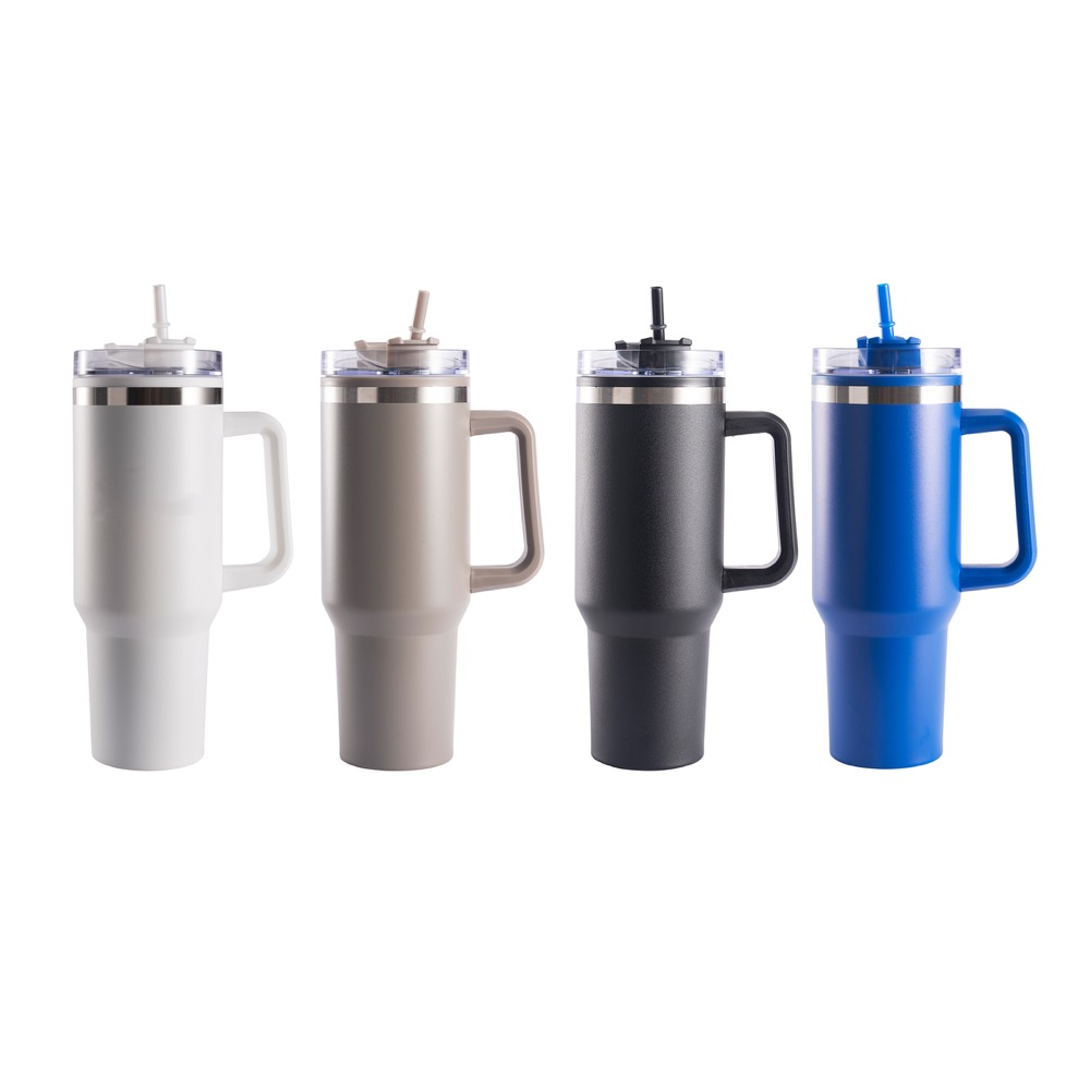 40oz. S/S Double Wall Tumbler with Plastic Liner 6