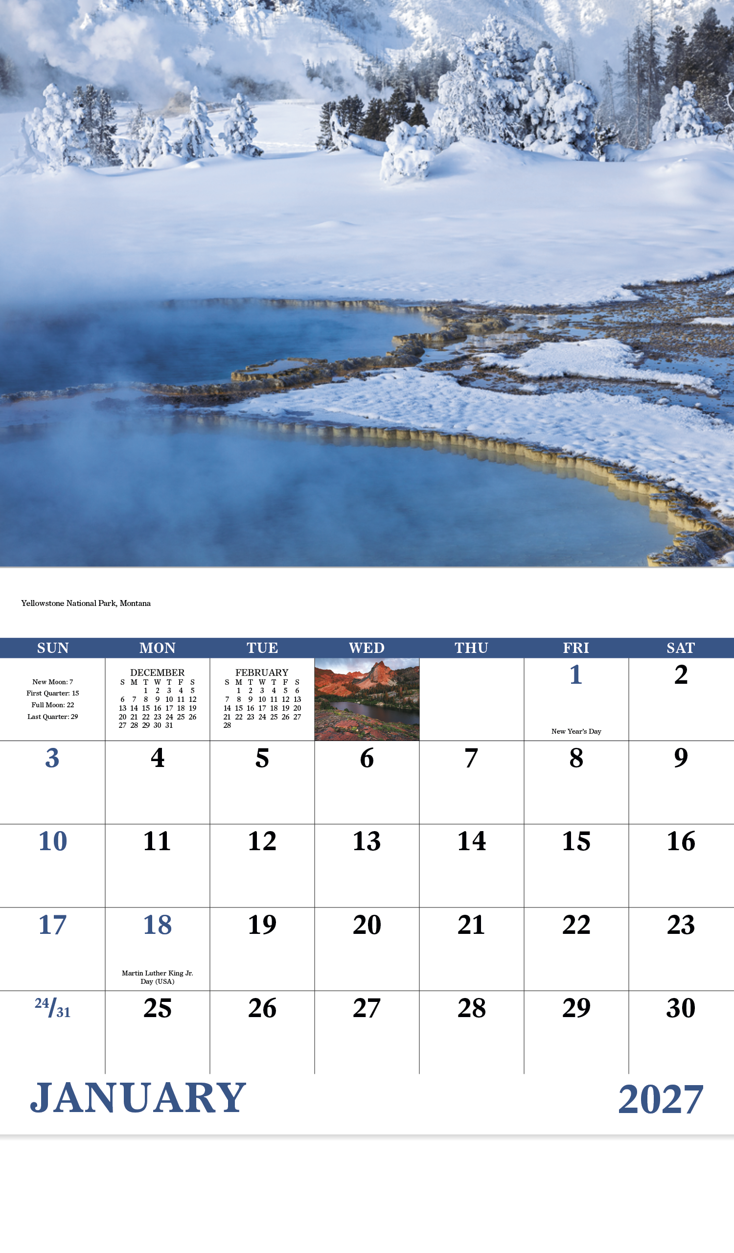 Good Value™ Rocky Mountains - Stapled Calendar 27