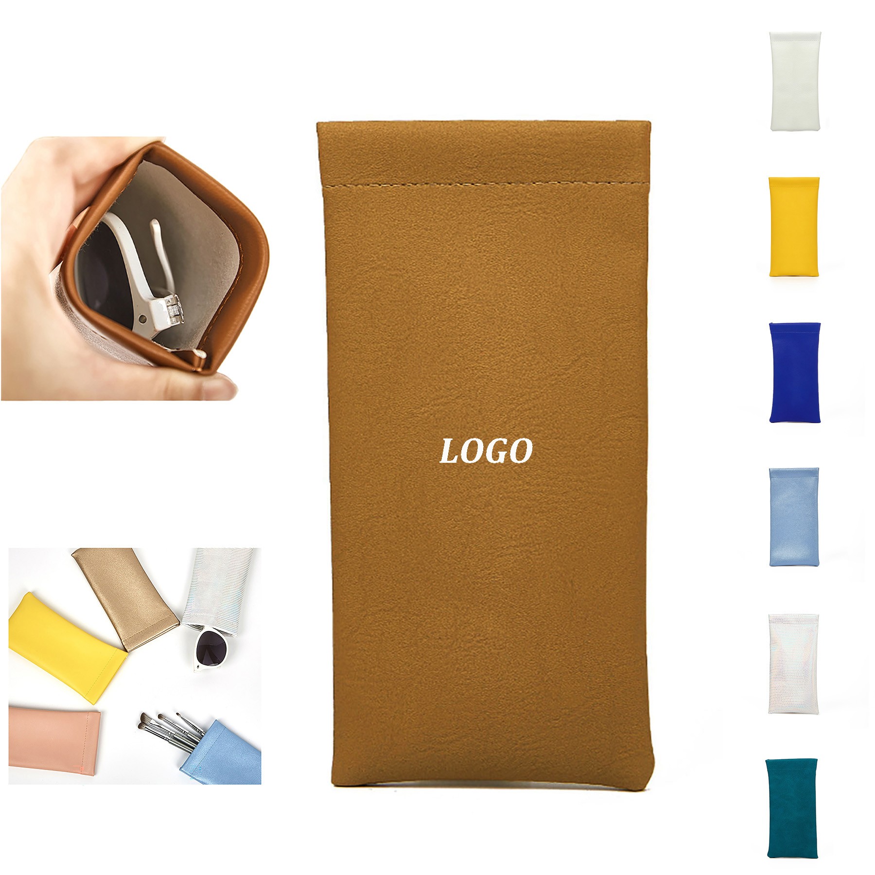 PU Leather Sunglasses Pouch
