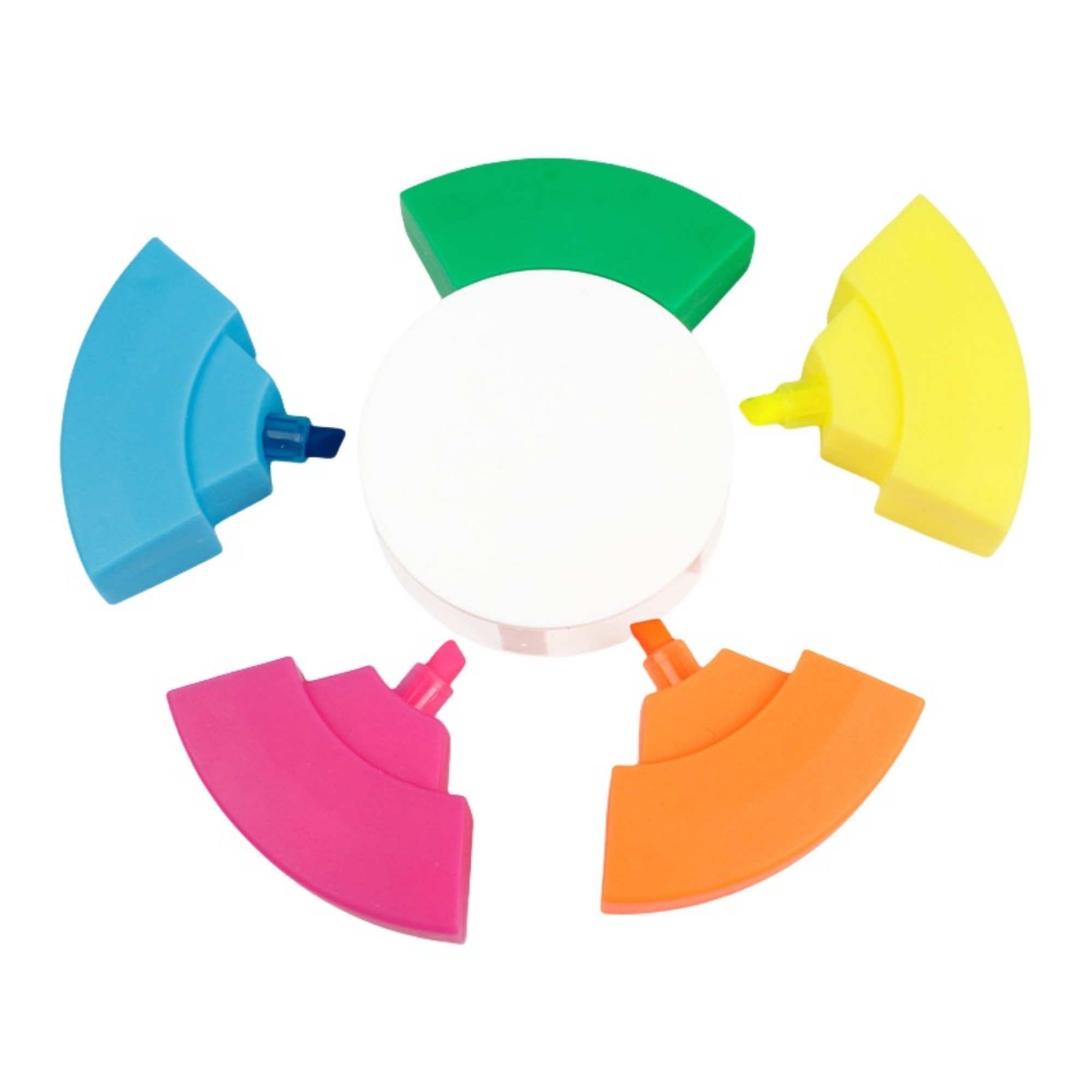 Five Color Round Shaped Highlighters 3