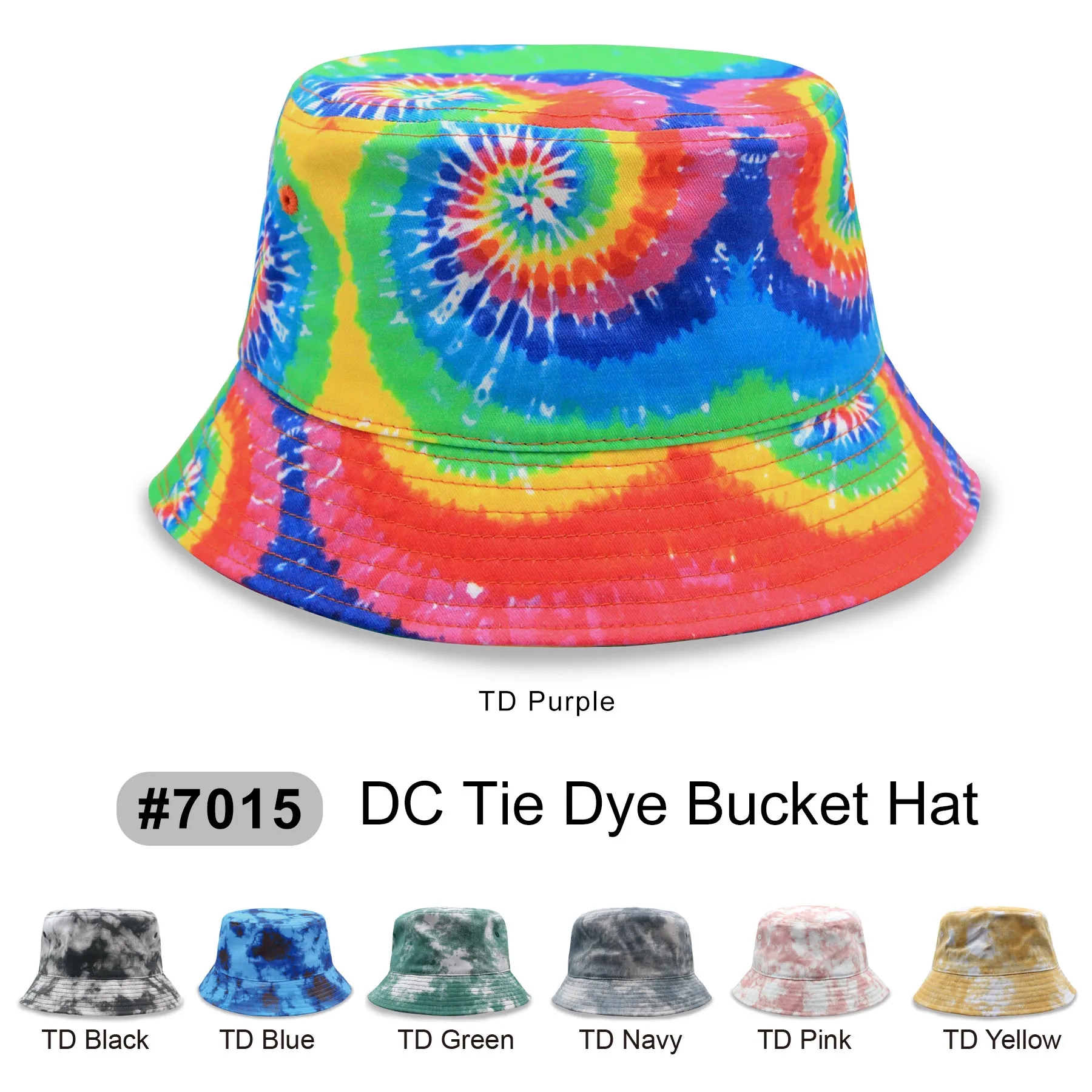 Premium tie dye bucket hat