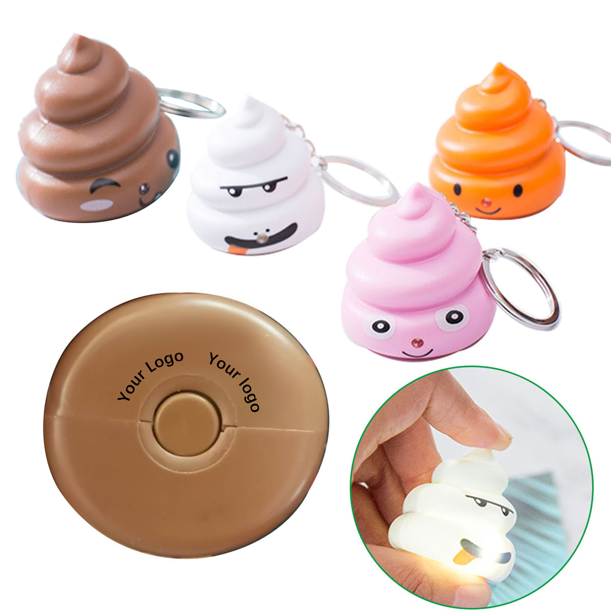 Poop Keychain LED Lights 2