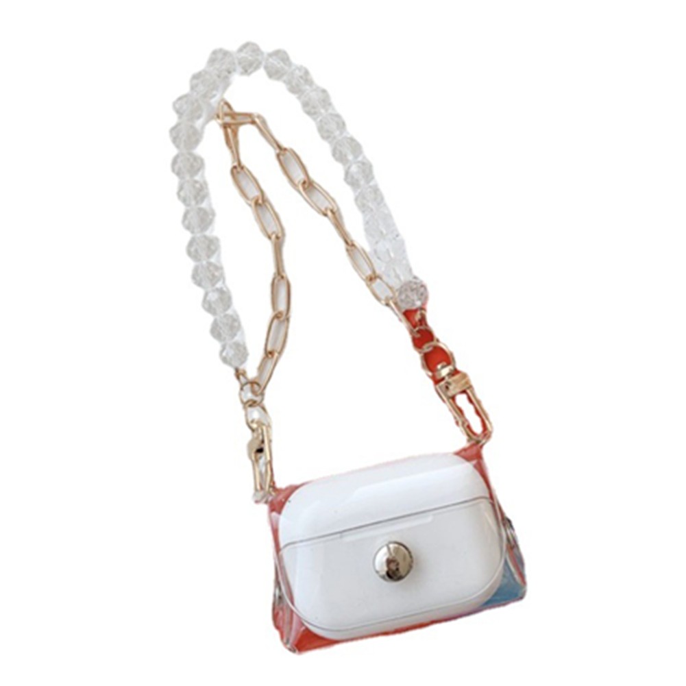 Chic Transparent Earphone Case w/Chain 4