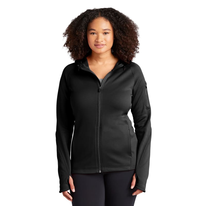 Sport-Tek Women's Tech Fleece Full-Zip Hooded Jacket. 15