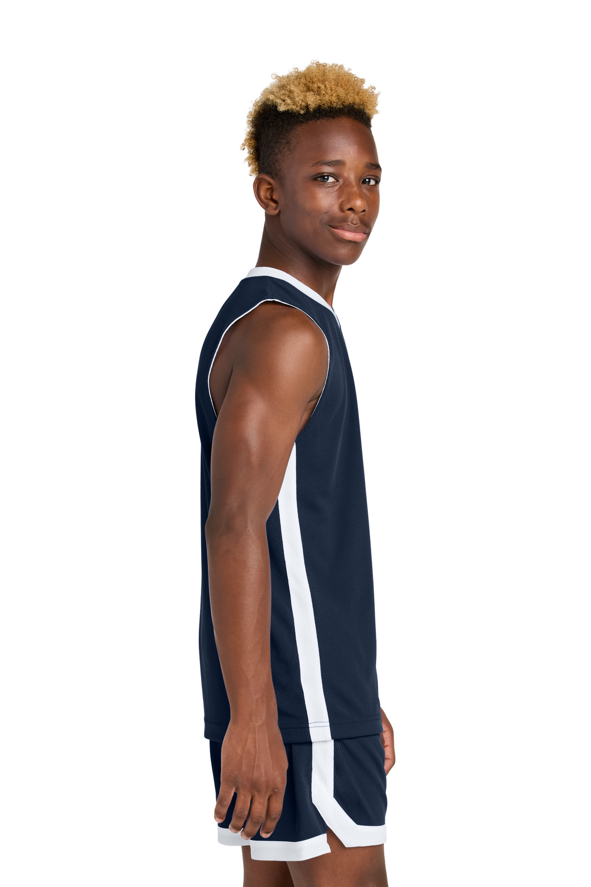 Sport-Tek Youth Rival Basketball Rev Jersey YST900 5
