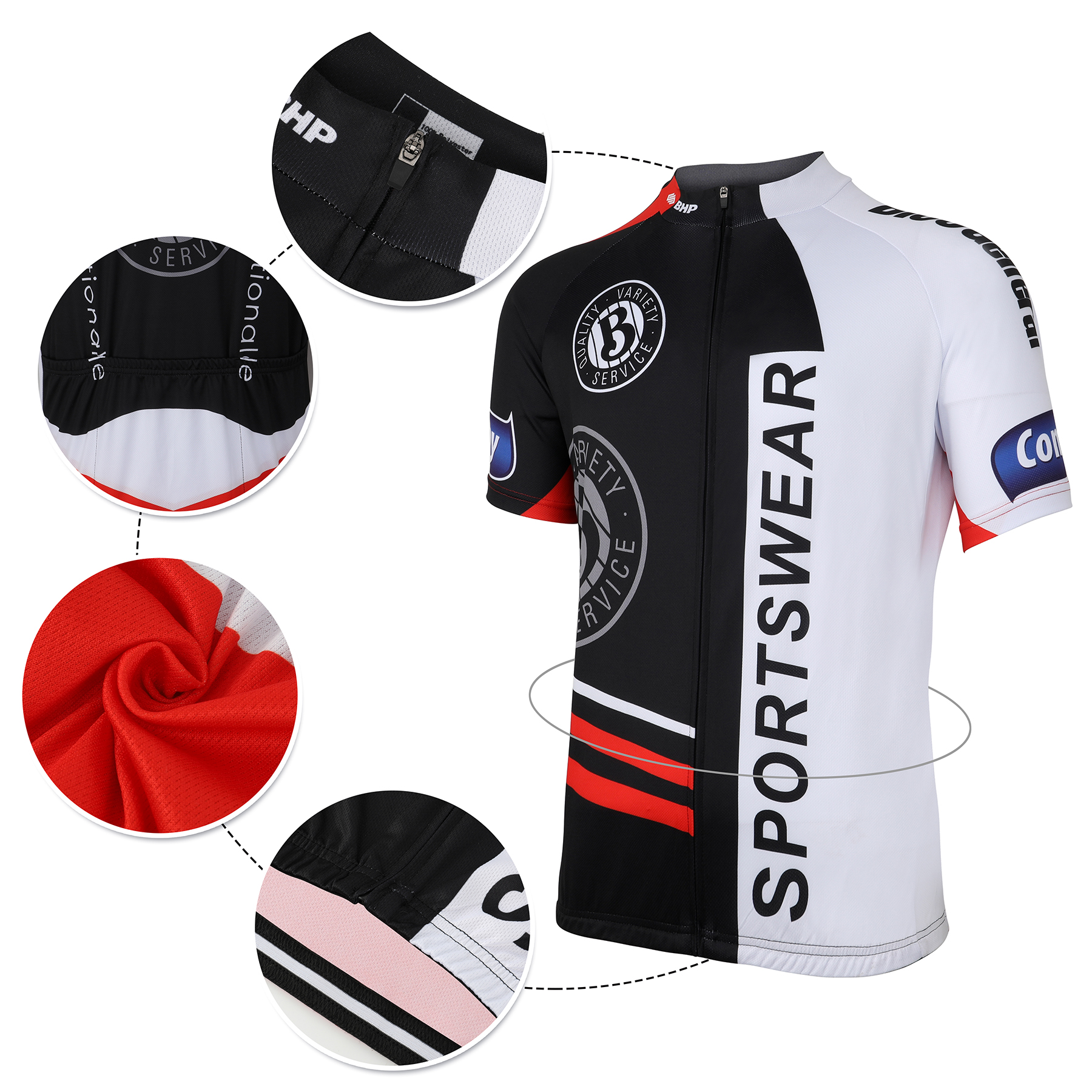 Full Color Dye Sublimated Custom Cycling Jersey Shirt 2
