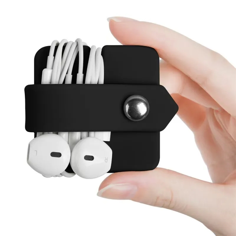 Buckle Design Silicone Cable Organizer 11