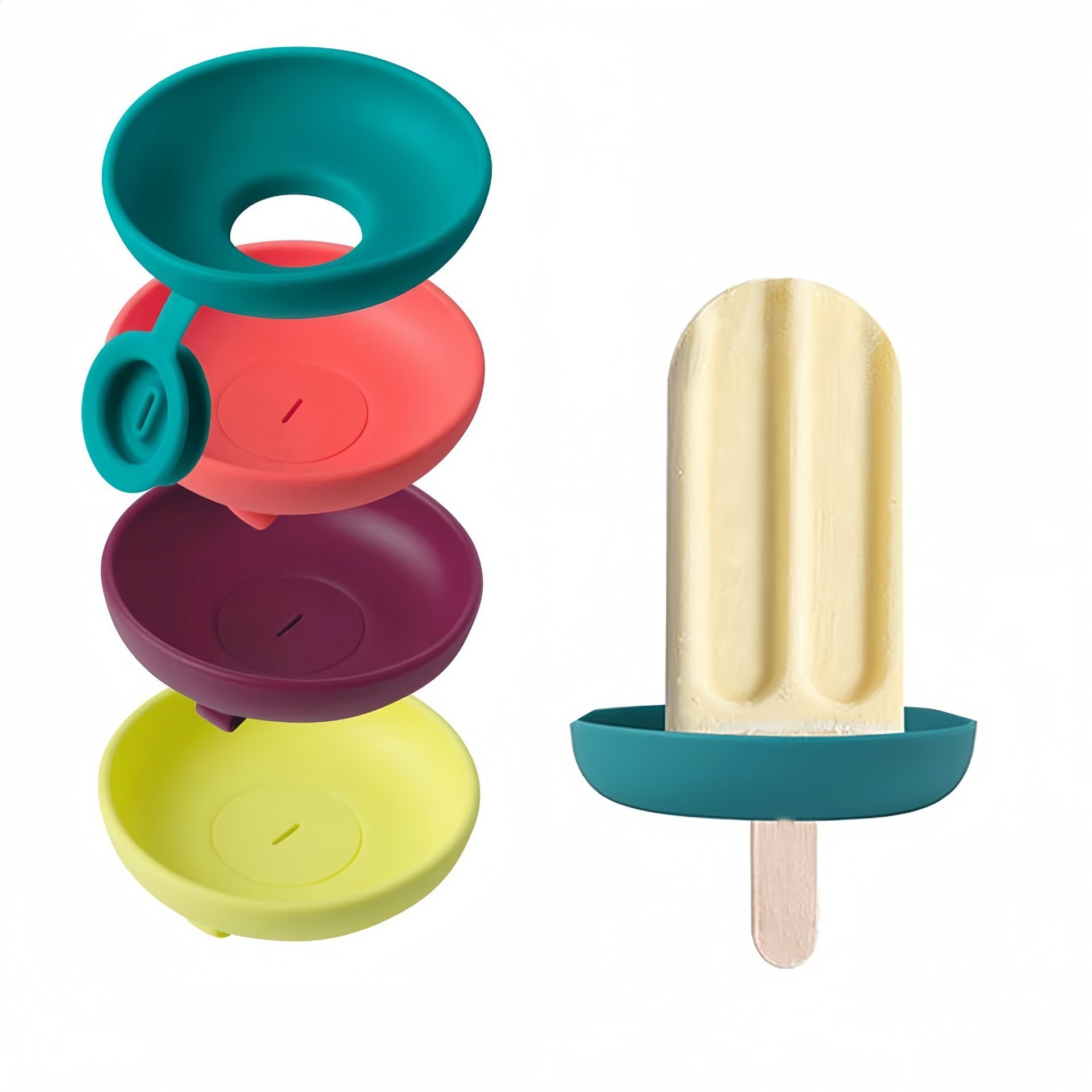 Silicone Ice Cream Drip Catcher 2