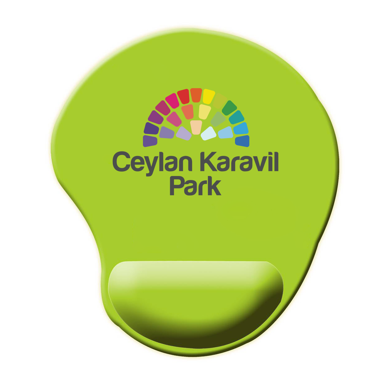 Oval Customizable Lightweight Mouse Pad With Ergonomic Support 2