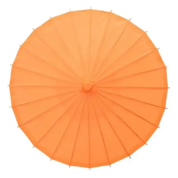 DIY Blank Paper Umbrella With Wooden Handle 8