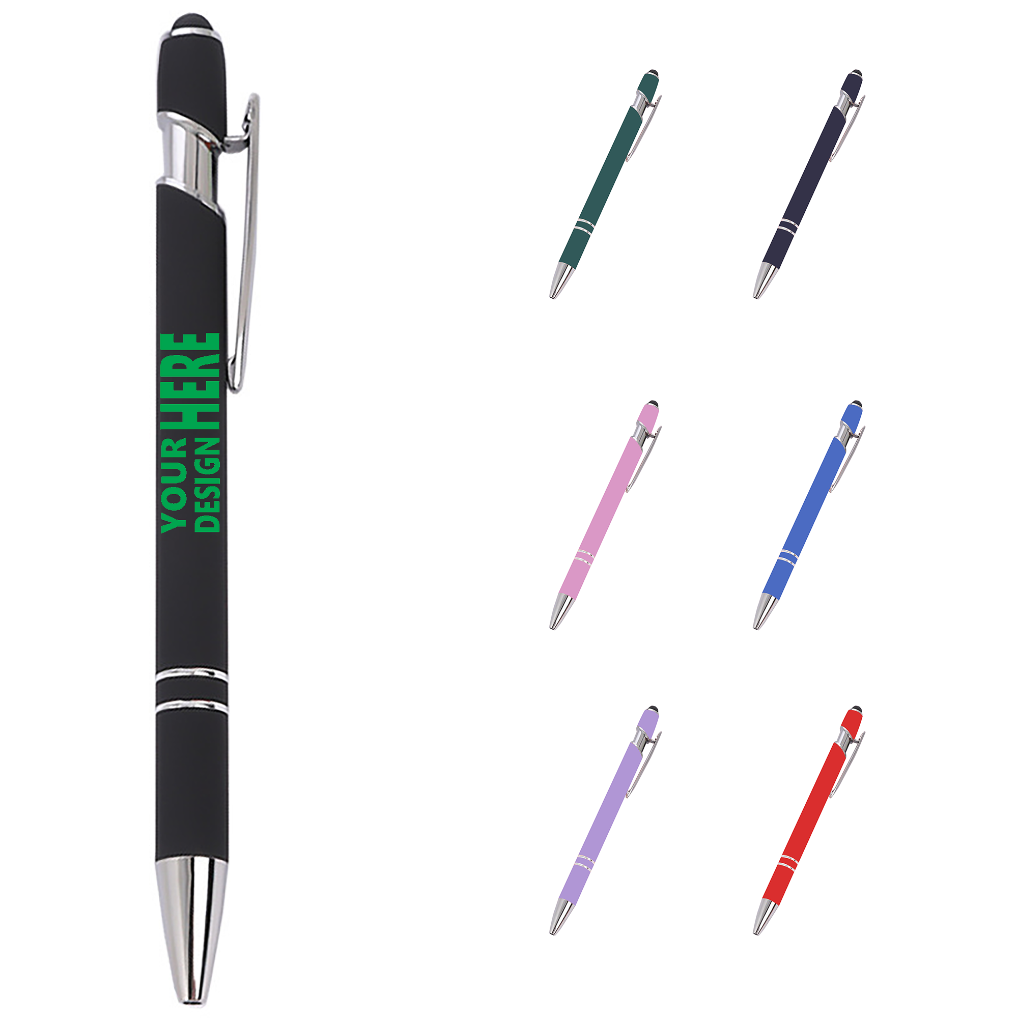 Metal Pen with Stylus Tip 2