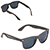 Sebring UV400 Wood Grain Sunglasses 1