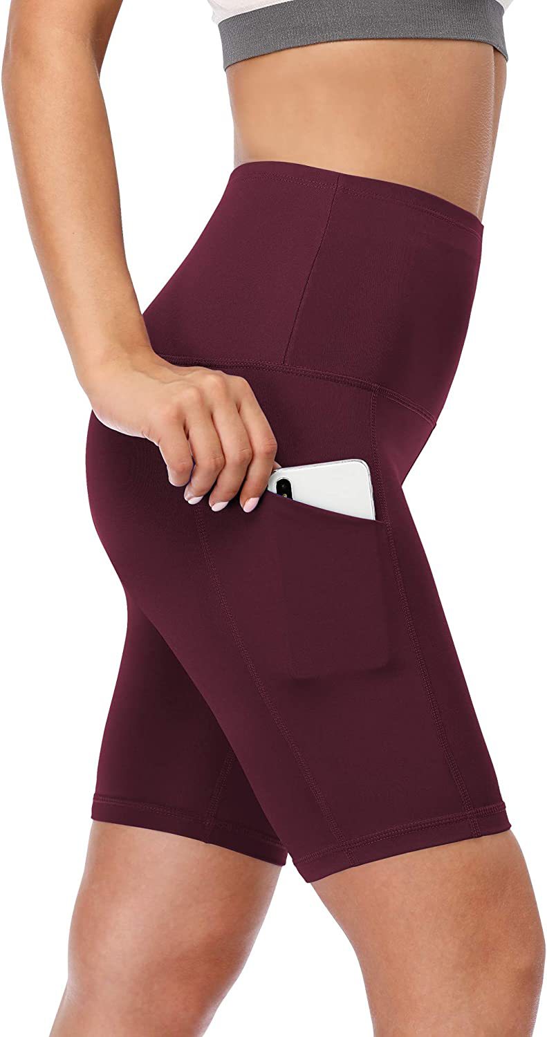 Women's High Waist Spandex Yoga Shorts 2