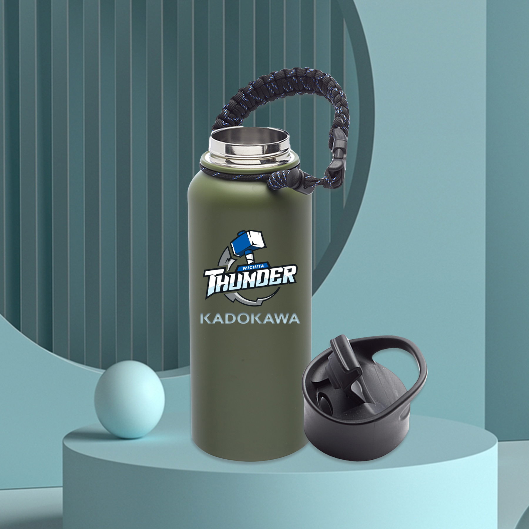 Ticia Stainless Steel Water Bottle - 34 OZ. 2