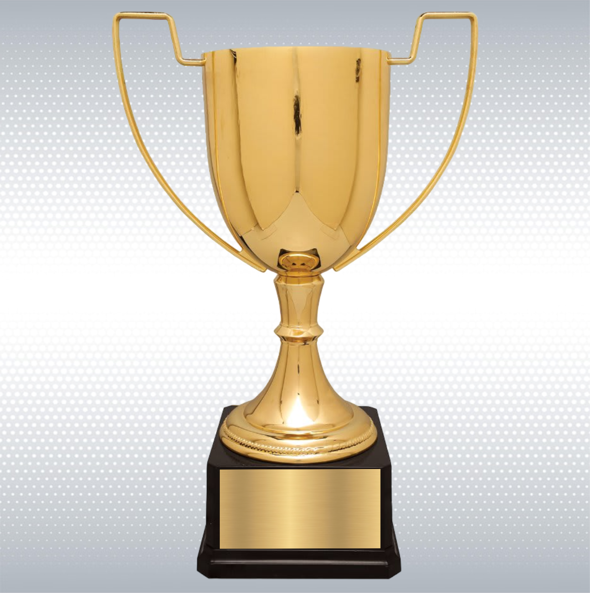15 1/4" Completed Zinc Cup Trophy on Plastic Base 9