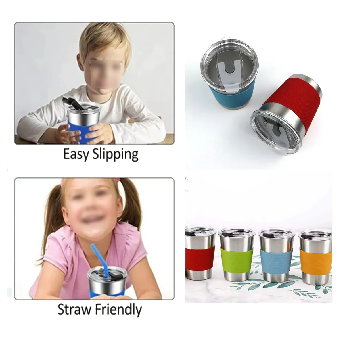 12 OZ Stainless Steel Heat-insulated Spill-proof Cup 2