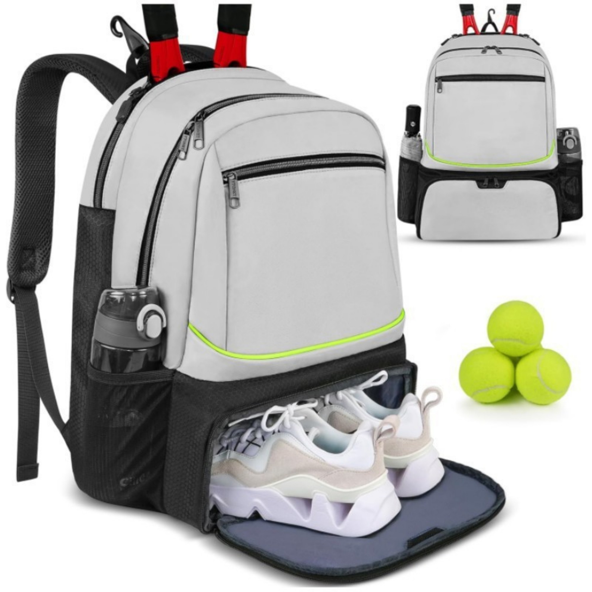 Tennis Backpack With Shoe Compartment 8