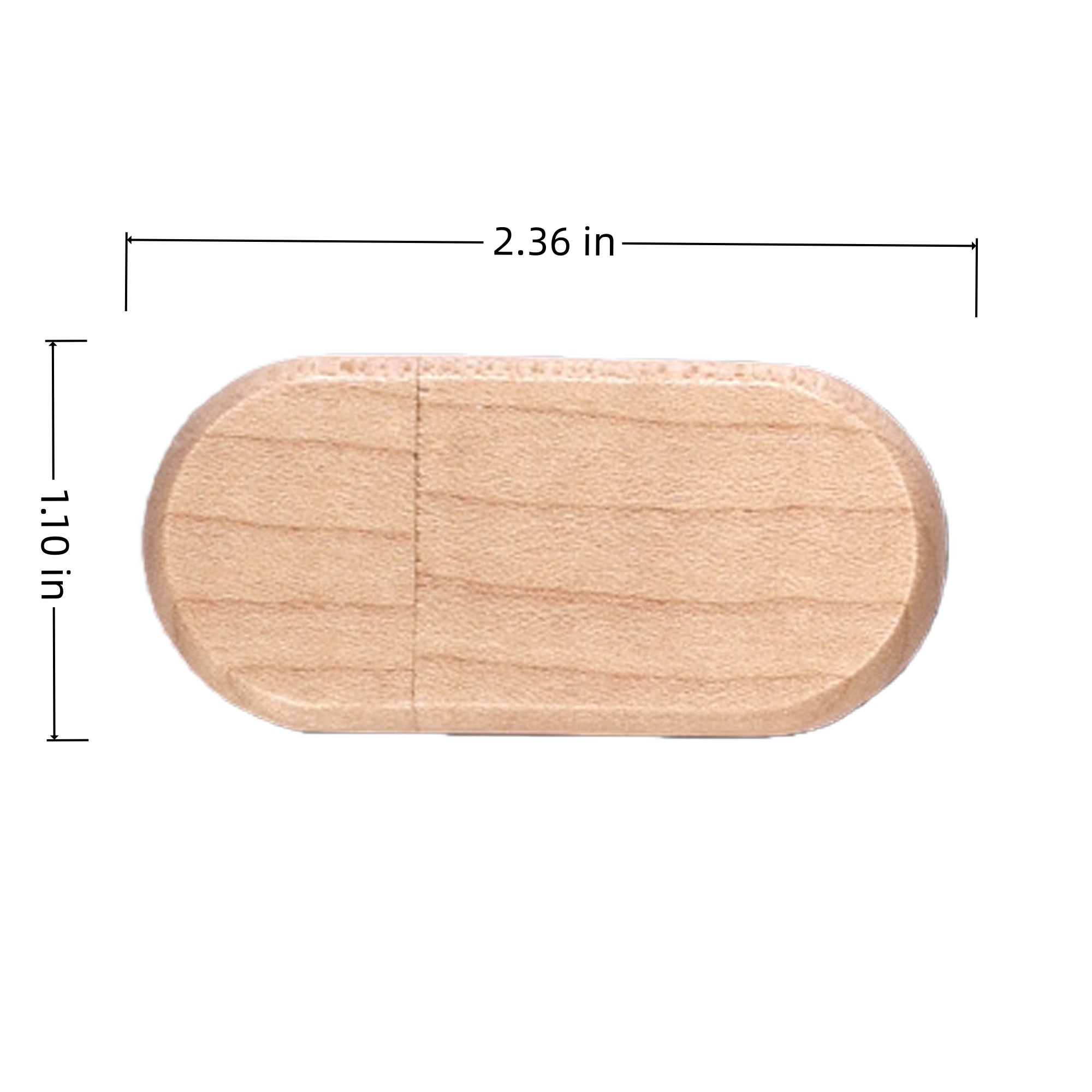 32GB Oval USB Flash Drive 3