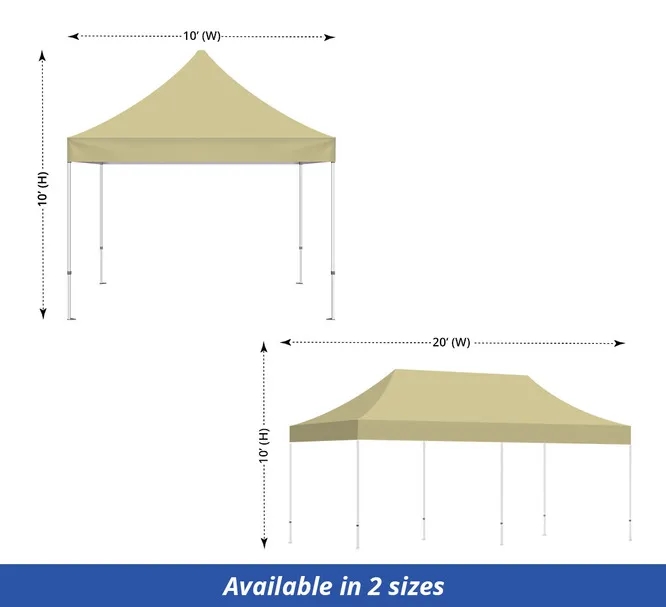 Beige Canopy Tent (Topper+ Frame) 2