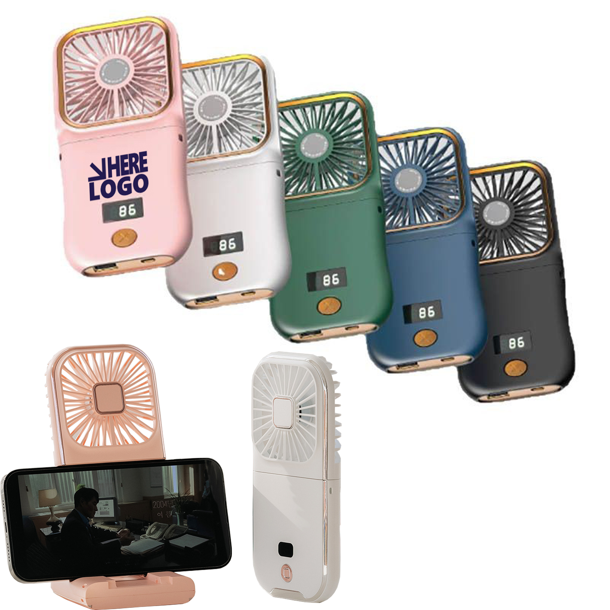 Multi-Functional Lanyard Fan & Power Bank 2