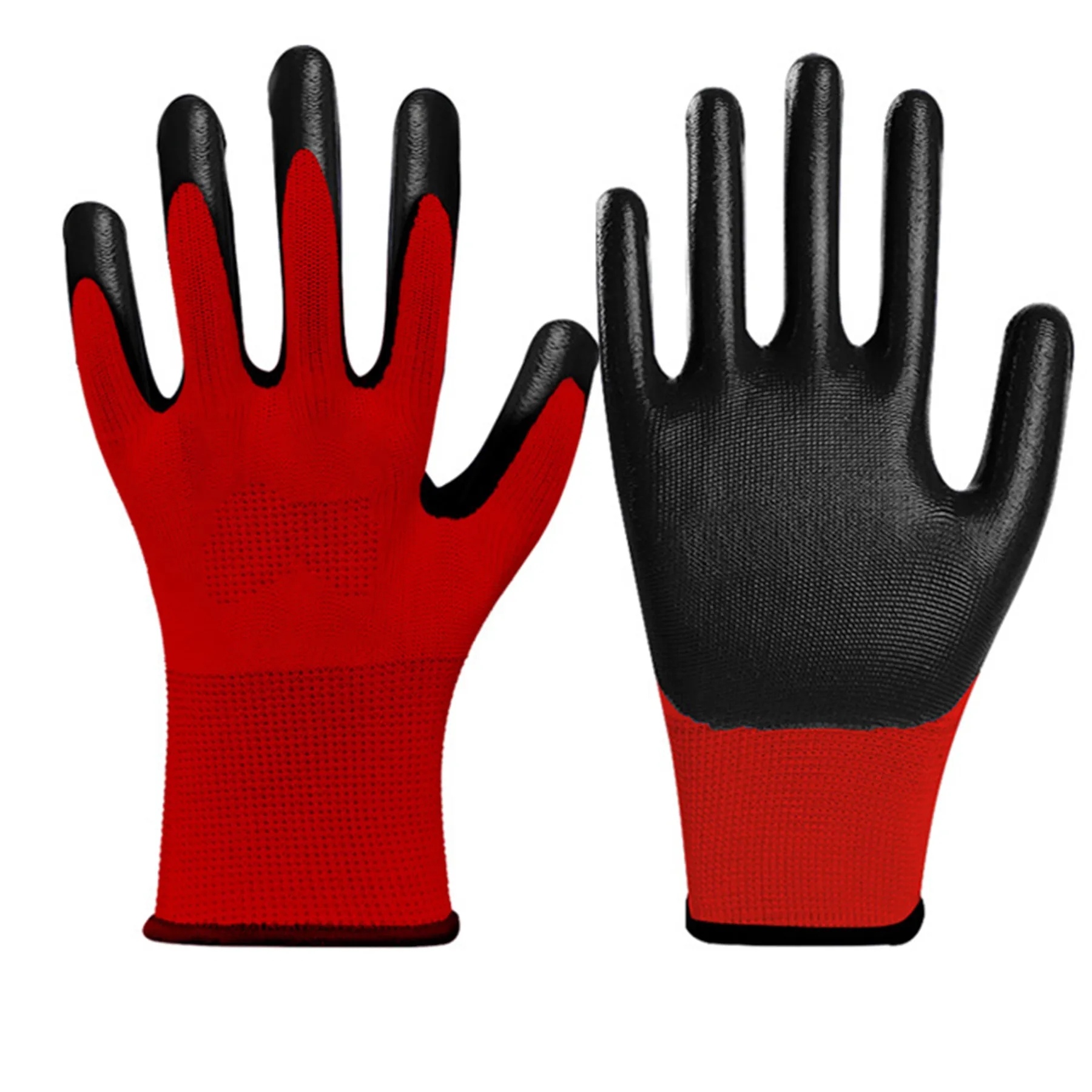 Wrinkled Coated Dipped Safety Work Hand Protection Gloves 6