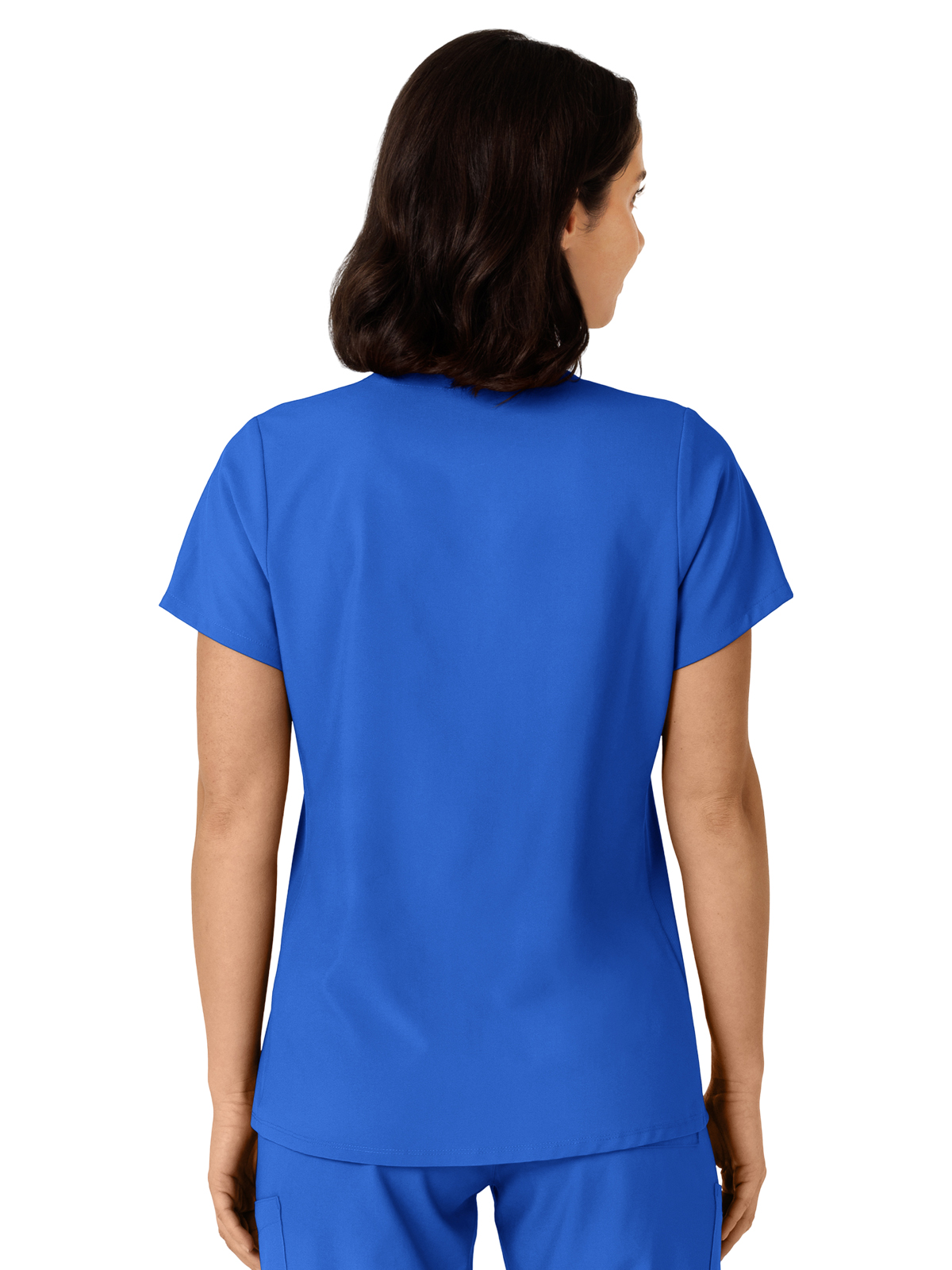 Wink - W123 - Women's Flex-n-Reach Side Panel V-Neck Top 19