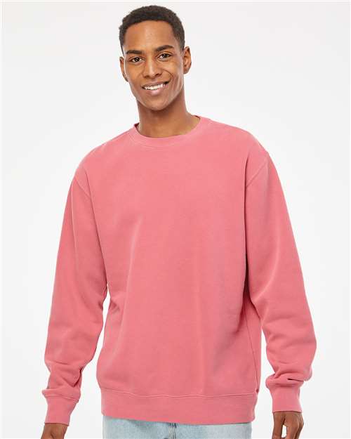 Unisex Midweight Pigment-Dyed Crewneck Sweatshirt - PRM3500 167