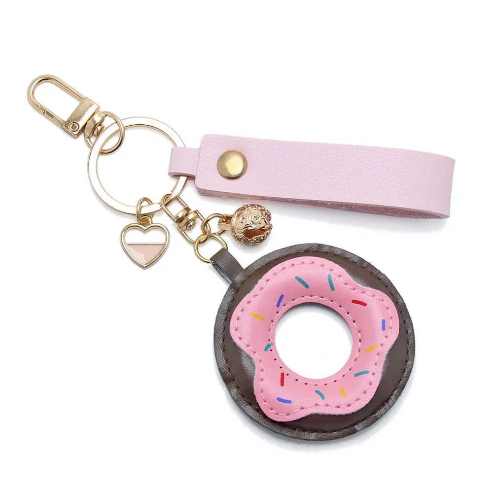 Creative Leather Keychain Bag Pendant 7