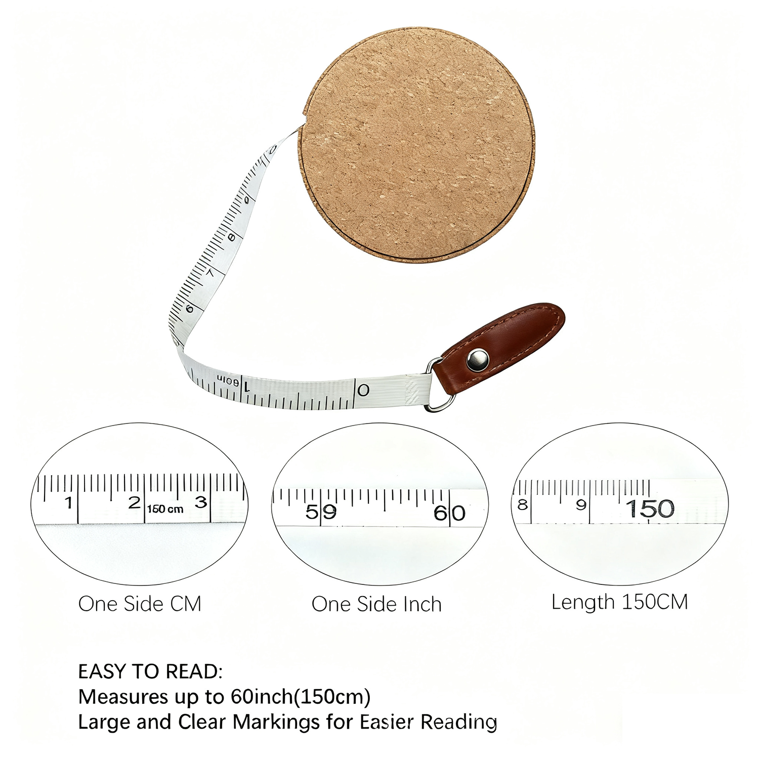 60 Inch Wooden Measuring Tape 12