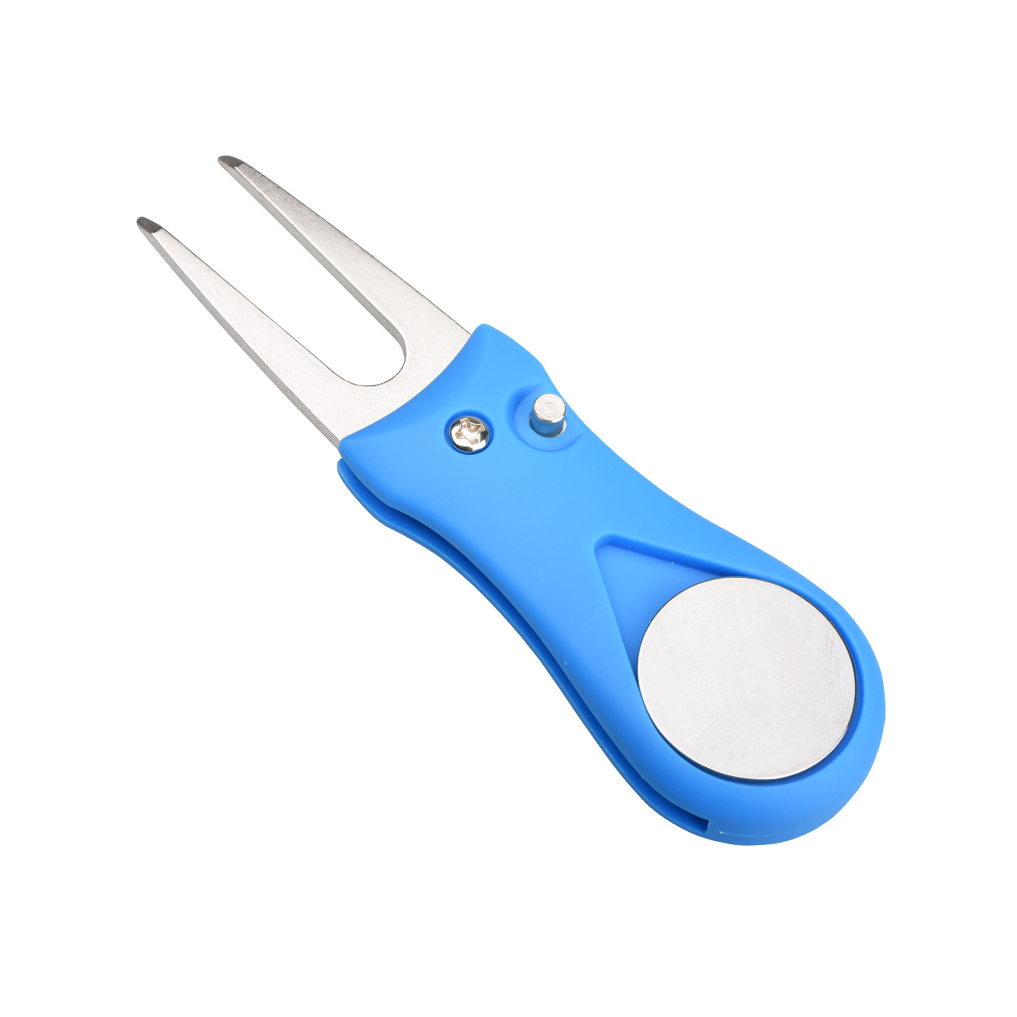 Foldable Metal Golf Divot Repair Tool 4.4 x 1.3 x 0.6" 6