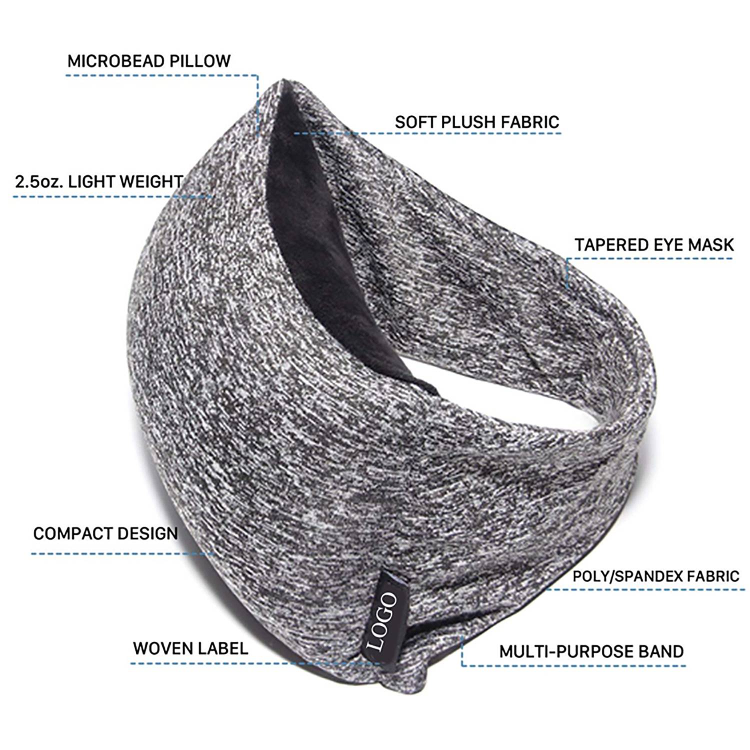 2-in-1 Travel Pillow & Eye Mask 1