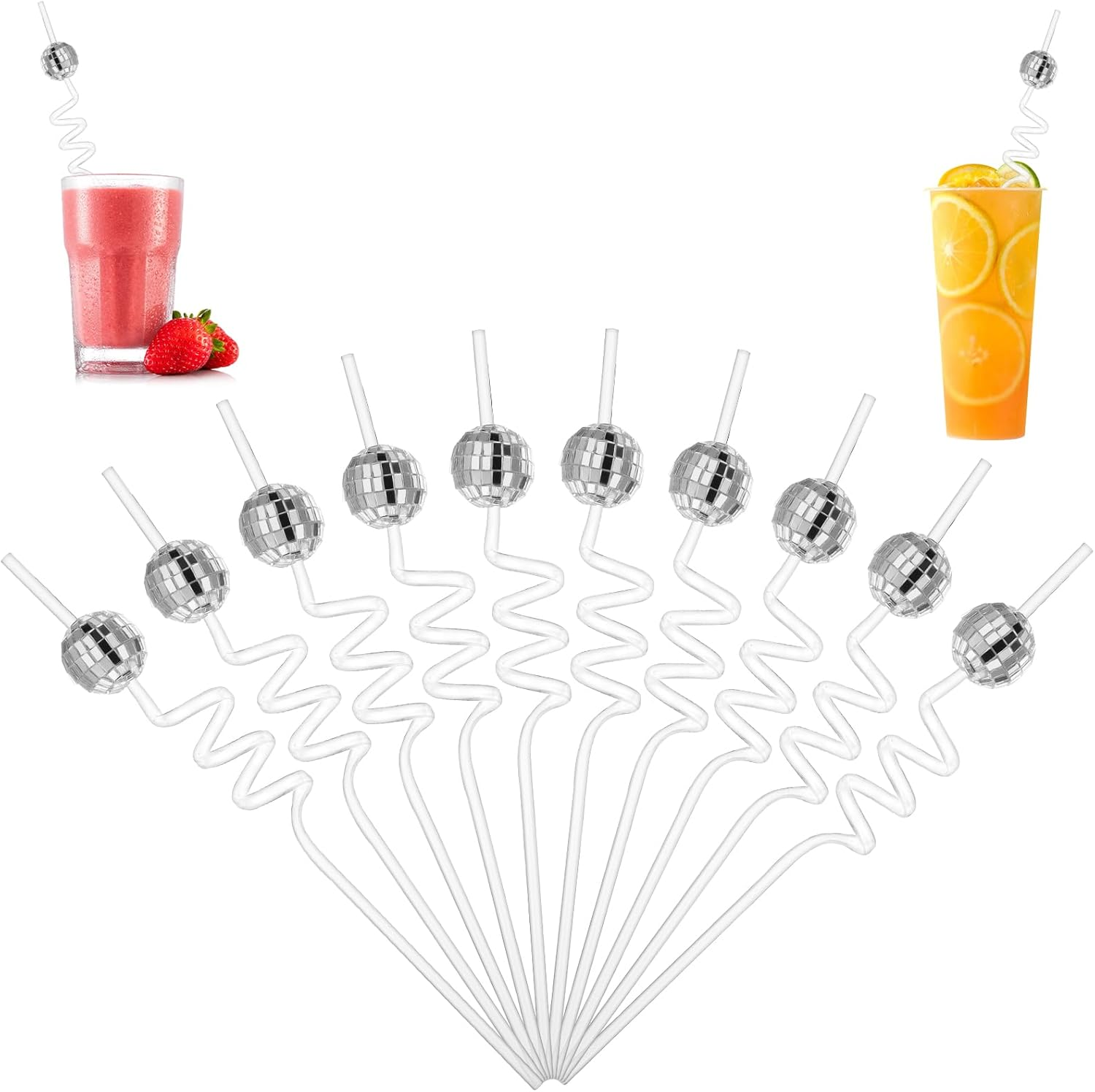 Disco Ball Straws 2