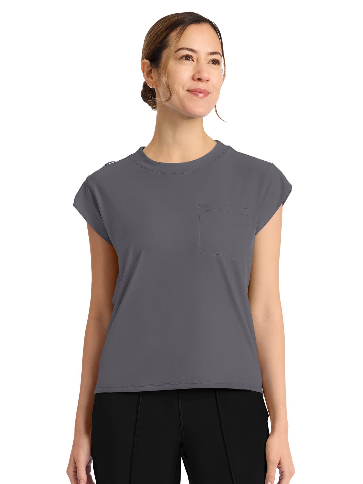 Cherokee - Cherokee Achieve - Women's 1-Pocket Crew Neck Top 16