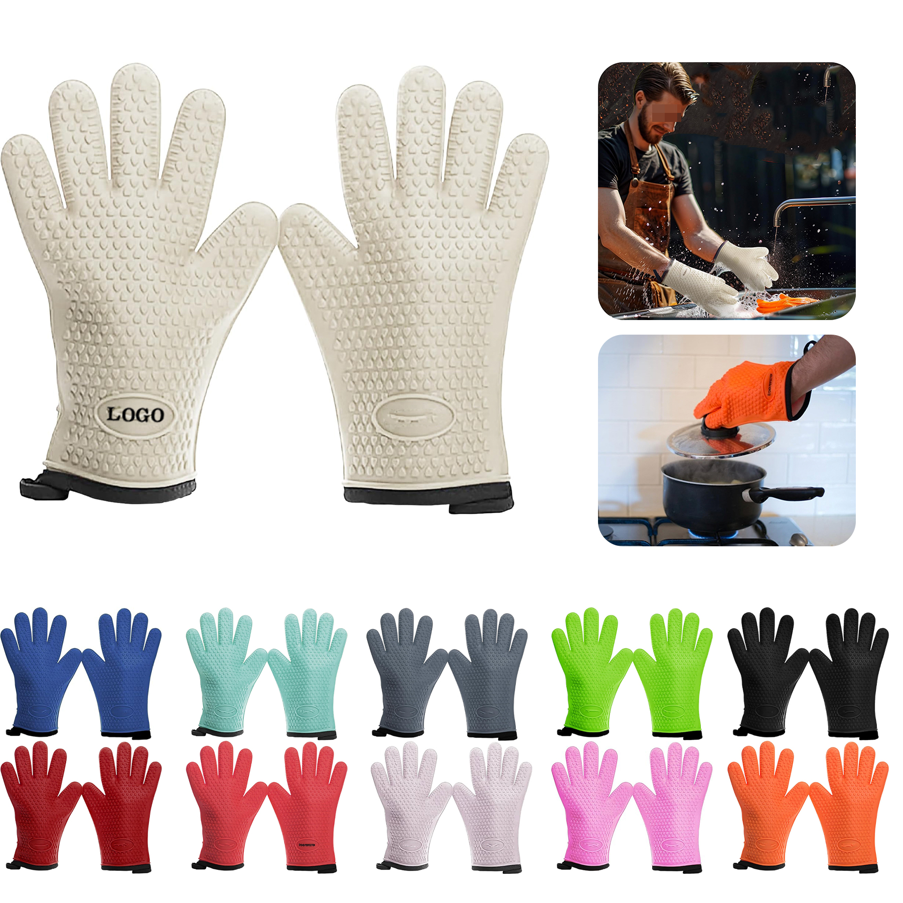 Silicone Smoker Oven Gloves 2