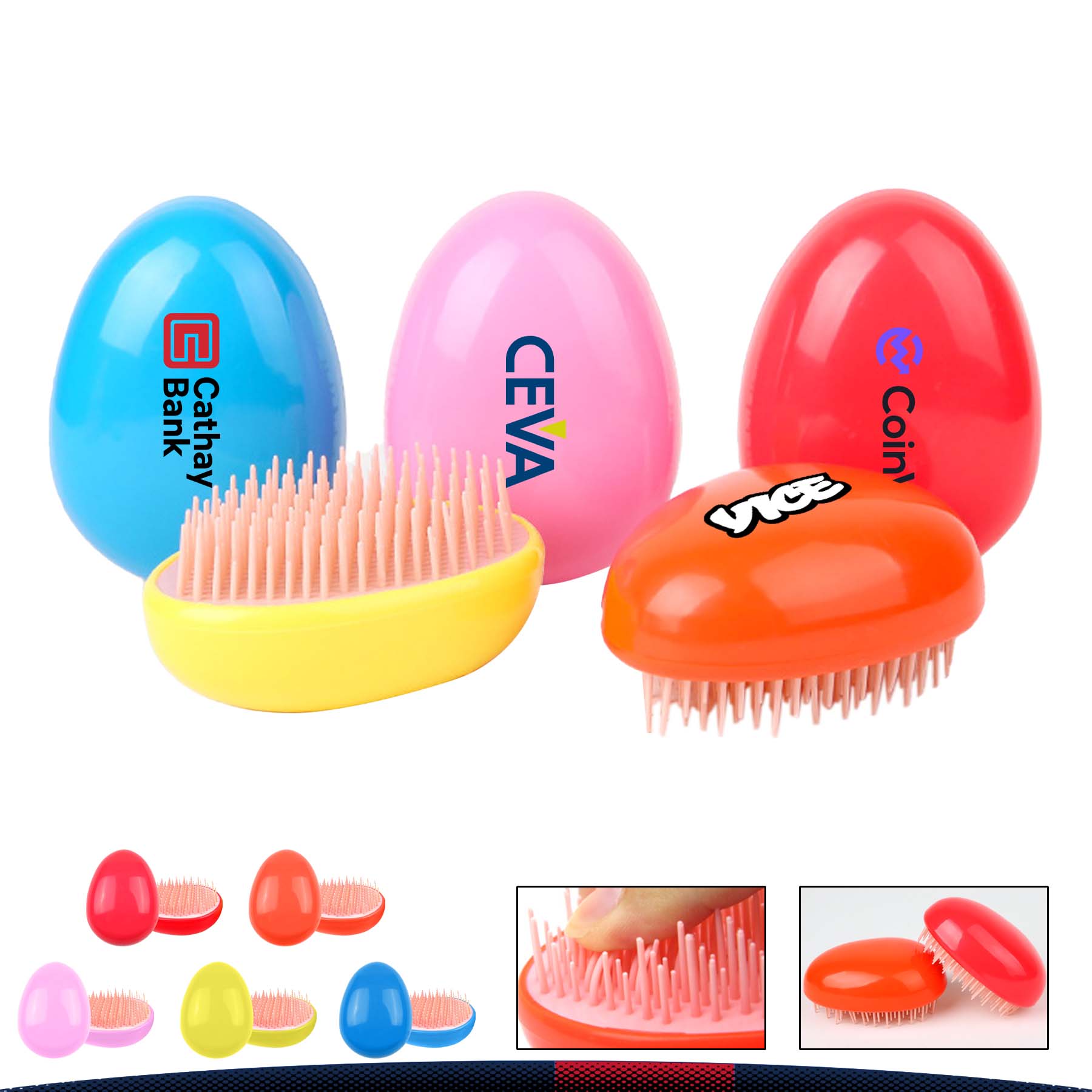 Egg Shaped Hair Comb 3