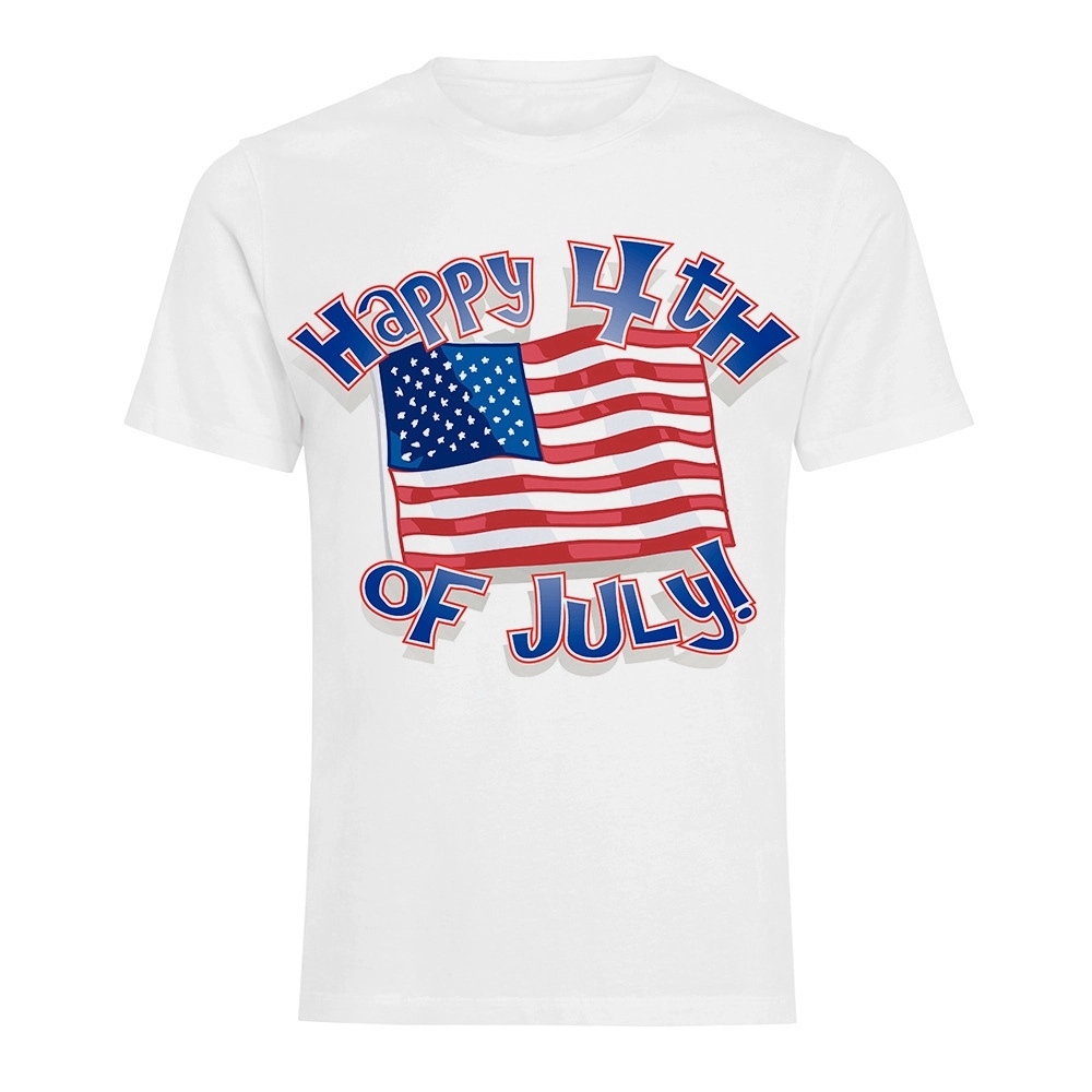 Customized  American Flag 4th of July Patriotic T-Shirt 3
