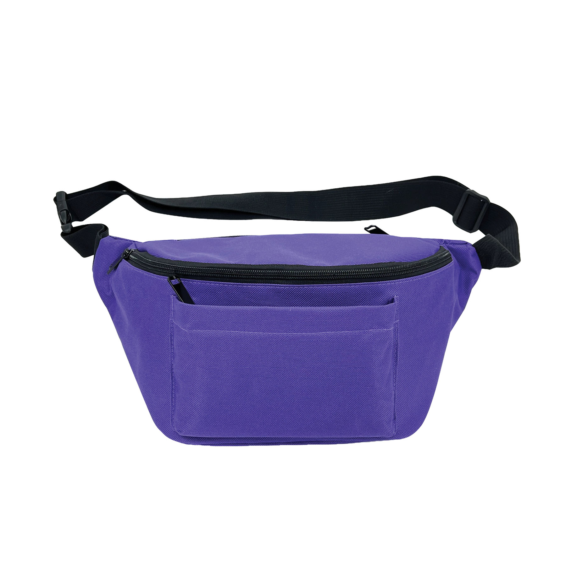 600D Polyester 3-Zipper Fanny Pack/Crossbody Sling 11