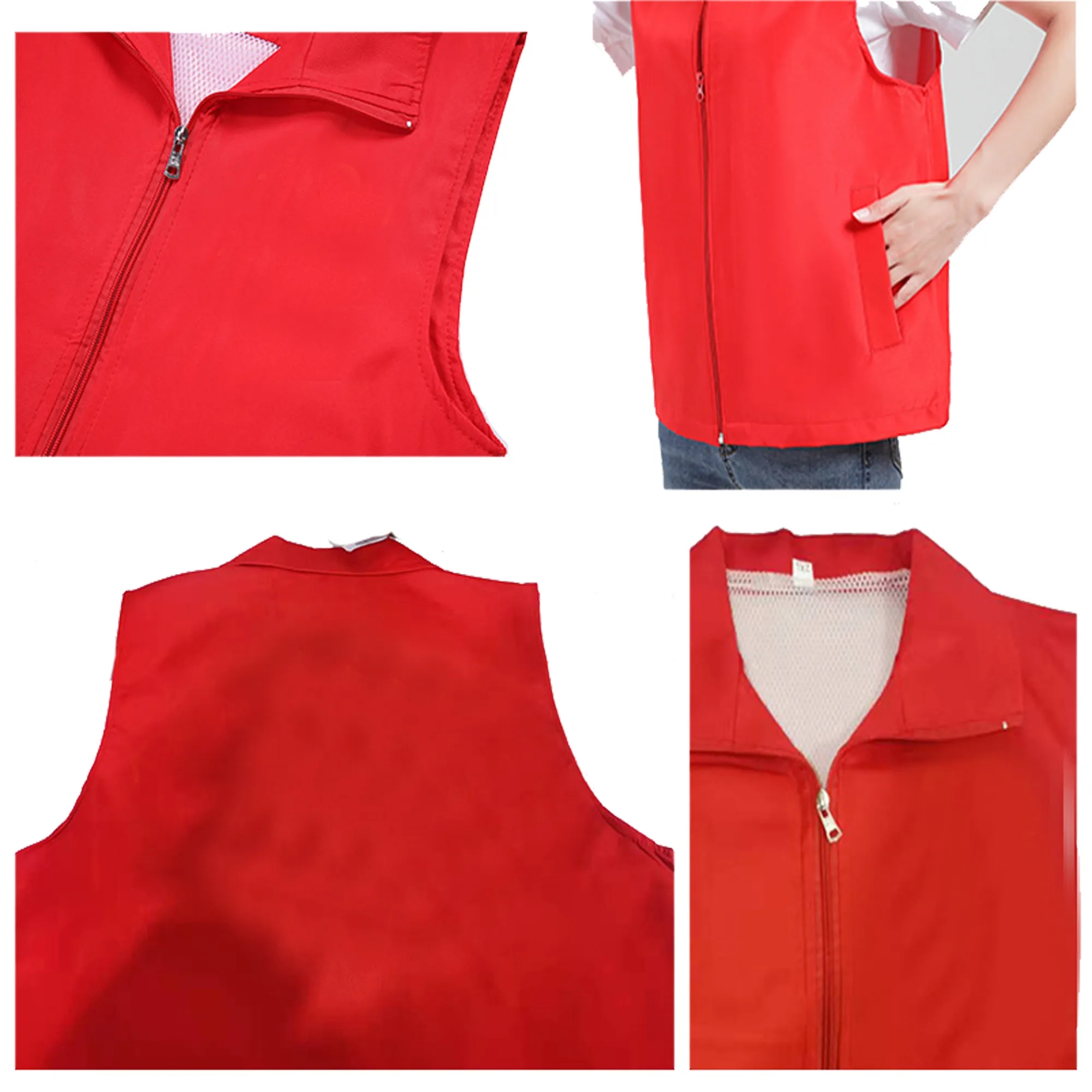 Unisex Volunteer Vest With Front And Back Imprint 5