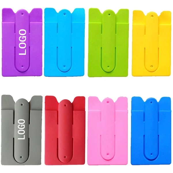 Silicone Phone Wallet with Stand Card Holder 5