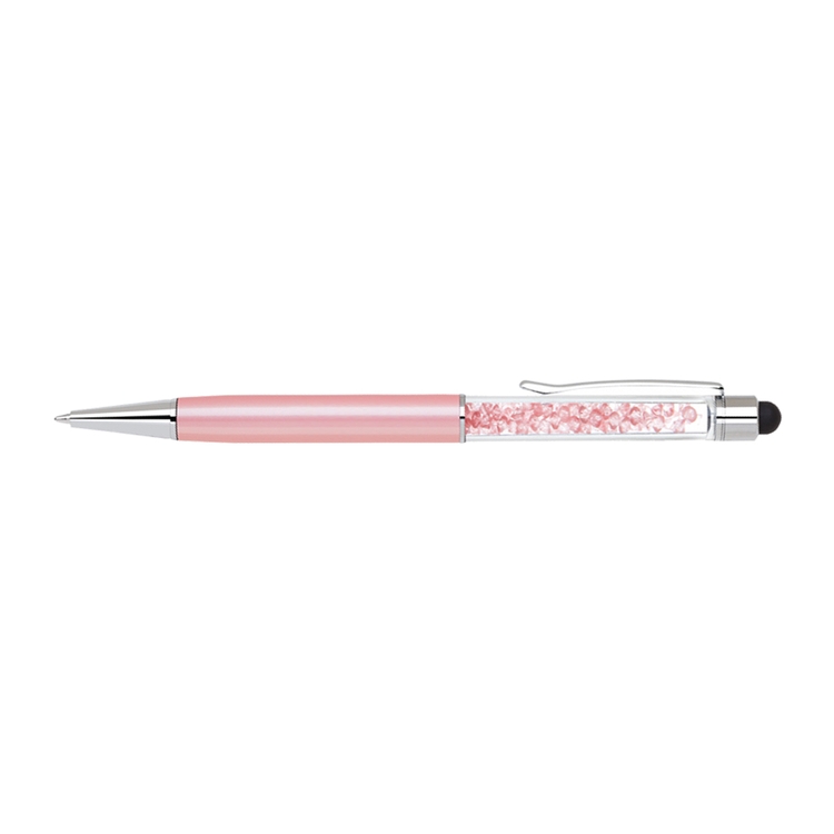 Brass stylus pen with matching crystals and barrel colors 20