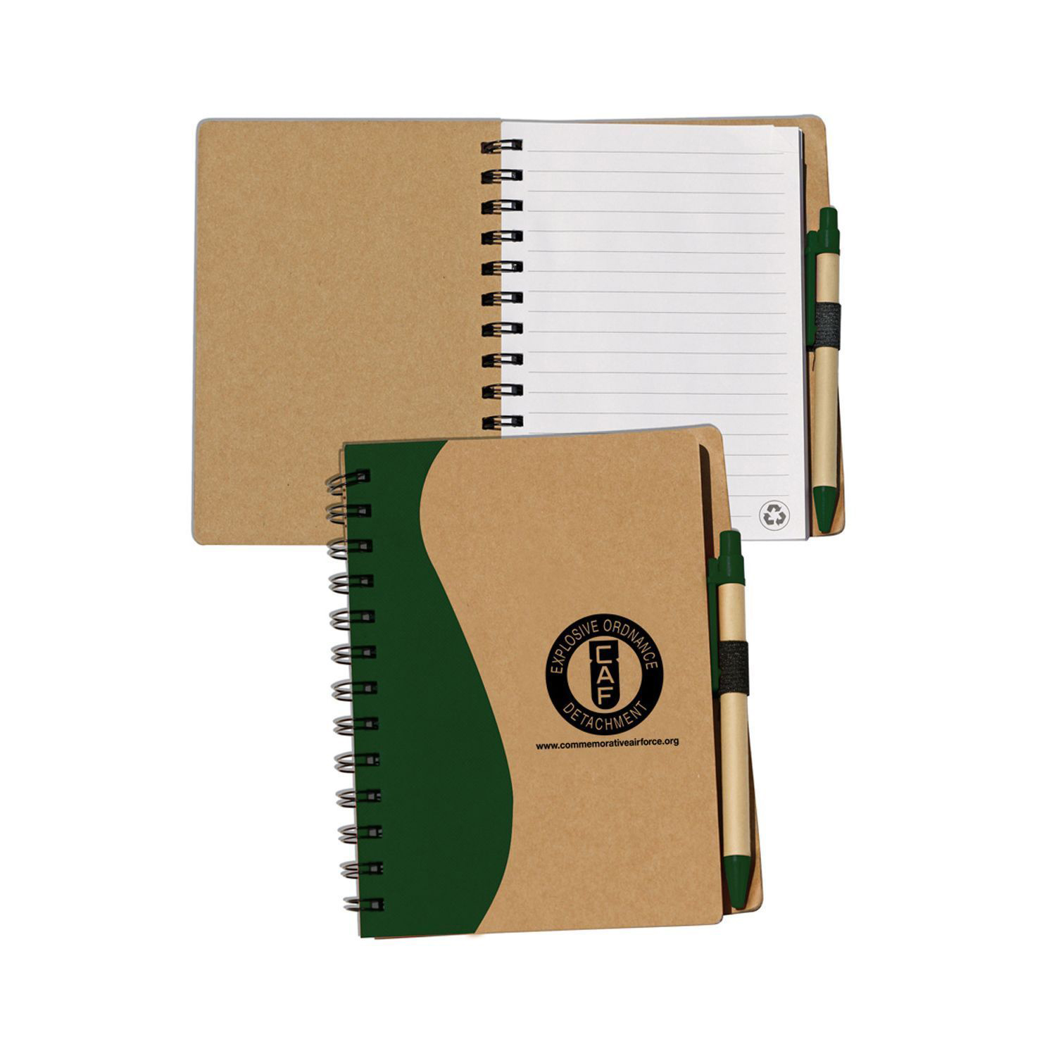 Recycled Notepad W/Pen 2