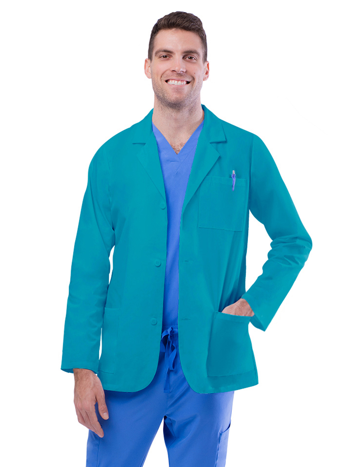 Adar - Universal - Unisex Three-Pocket 31" Consultation Lab Coat 3