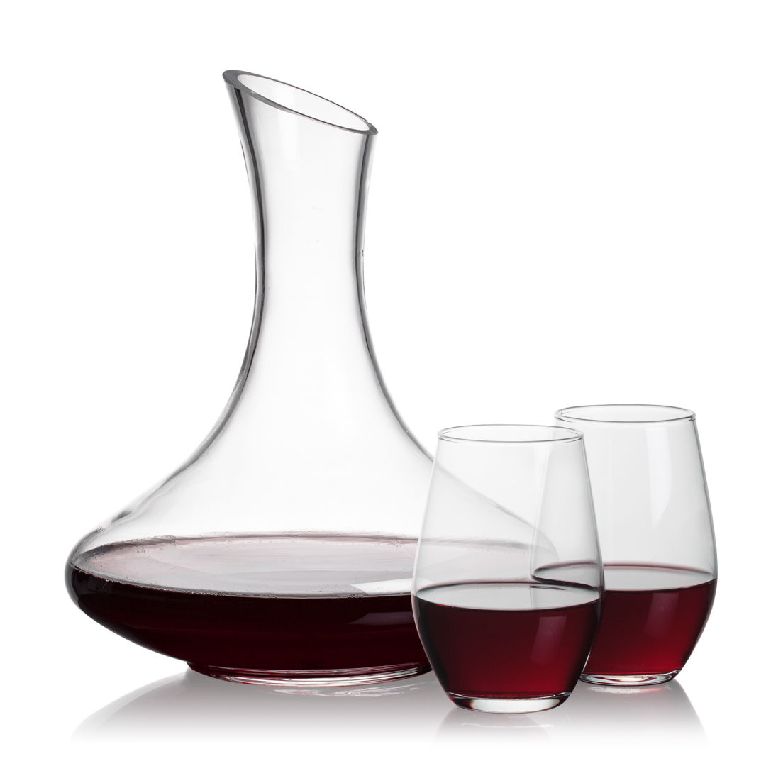 Kanata Carafe & Vale Stemless Wine 3