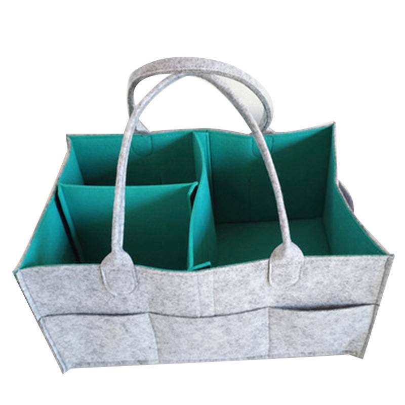 Felt Baby Diaper Caddy Organizer Tote Bag 9