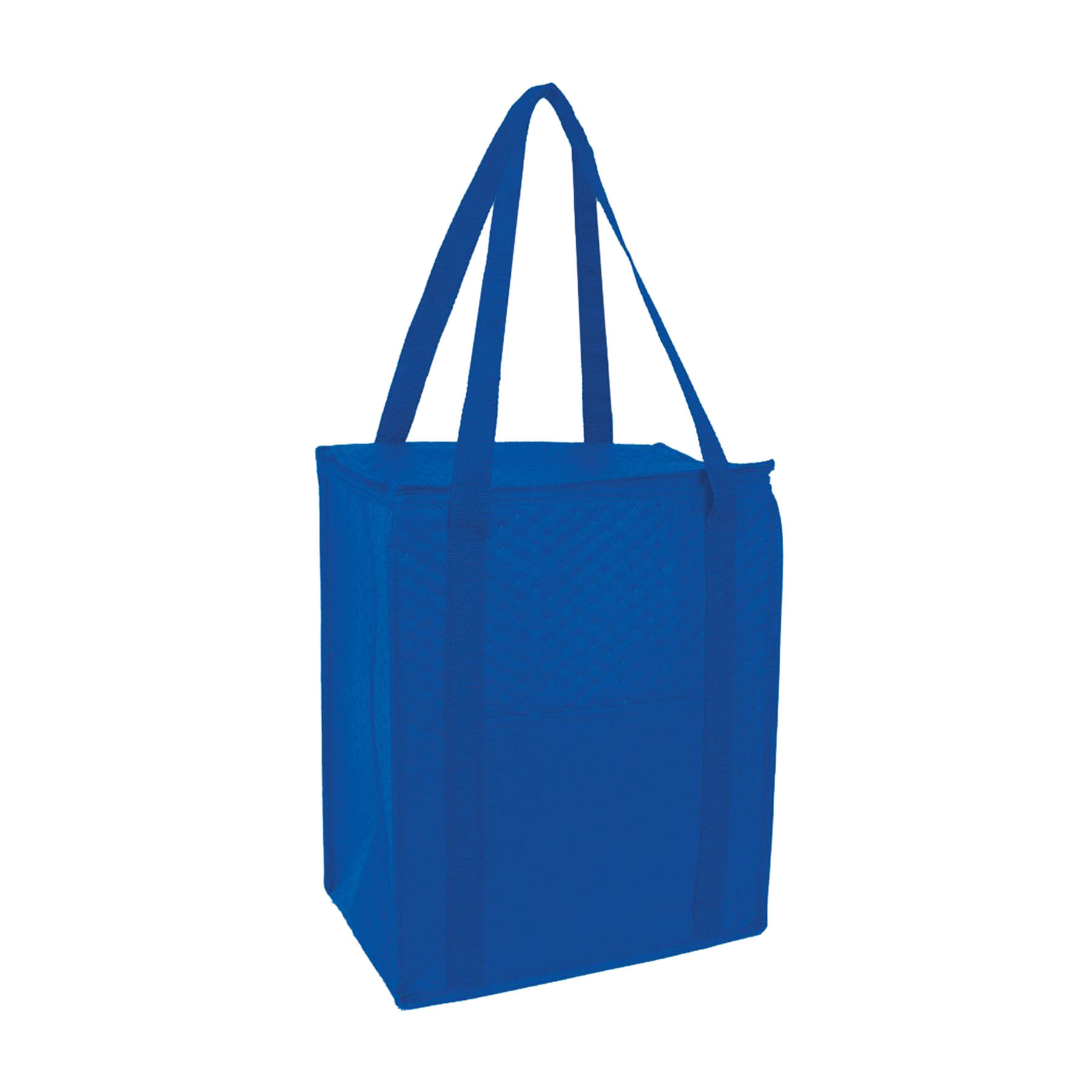 90+GSM Non-Woven Glacier Jumbo Insulated Zipper Tote 12