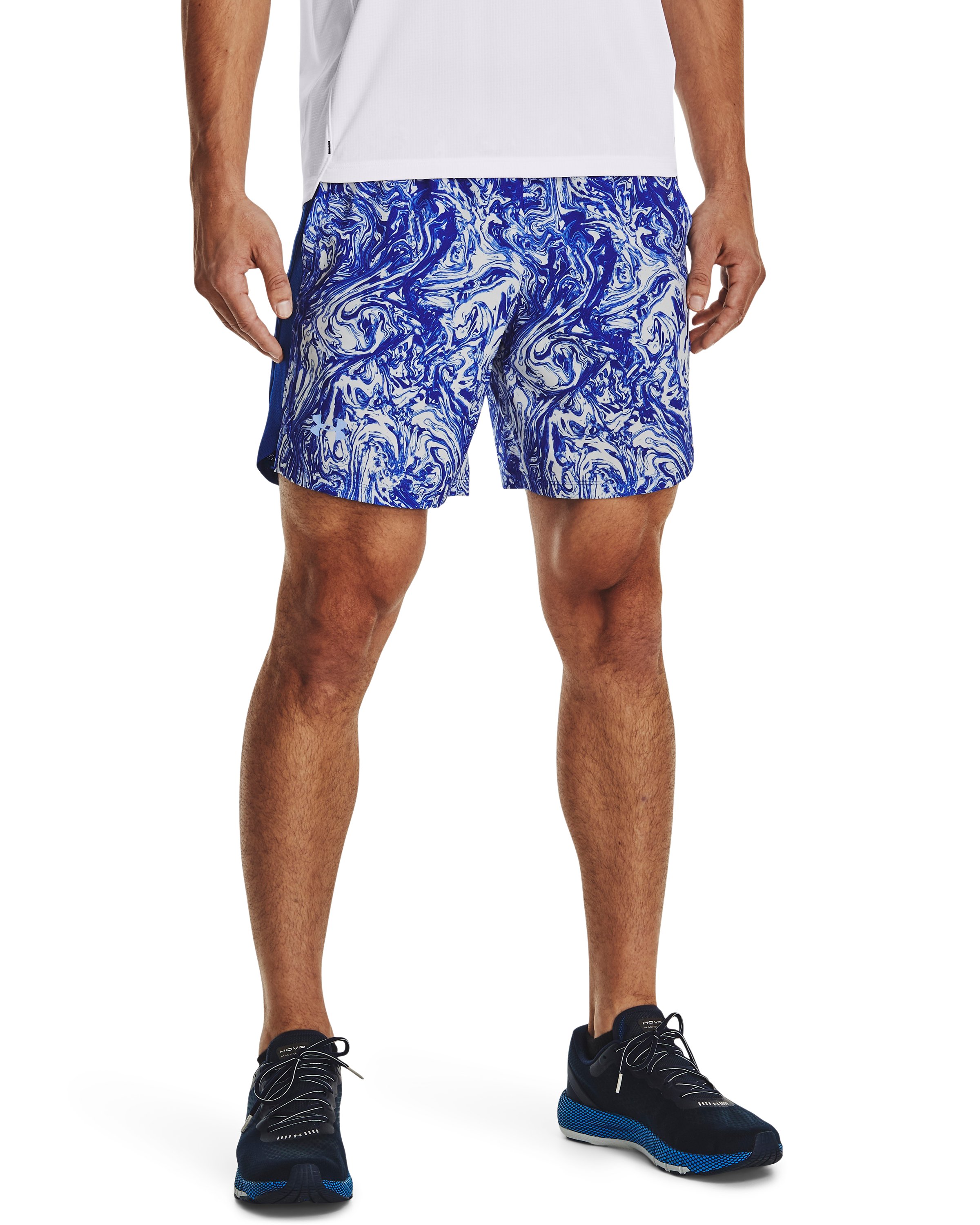 UA Launch Run Print Men's 7 Shorts 11
