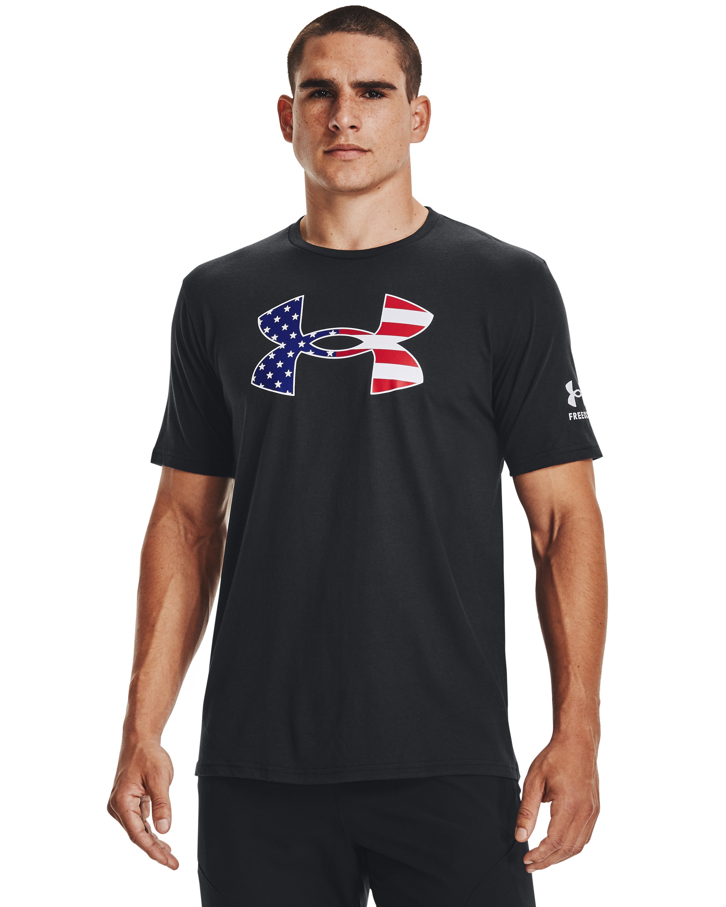 Men's UA Freedom Big Flag Logo T-Shirt  3