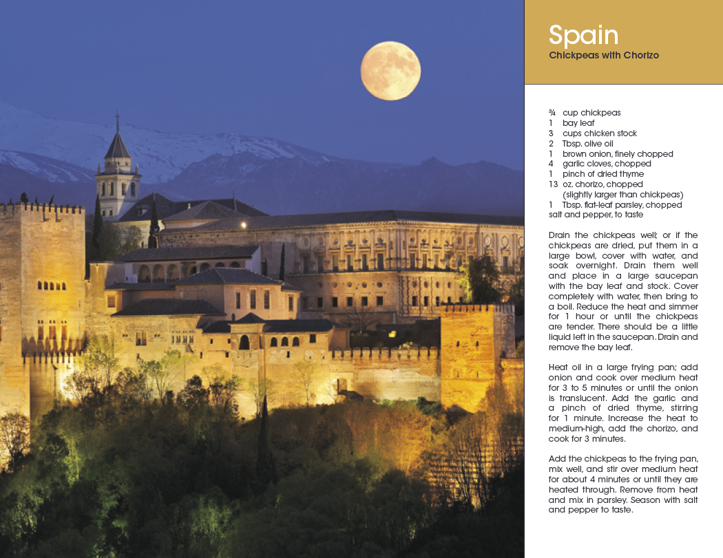 Triumph® Calendars World Scenes with Recipe Calendar 46