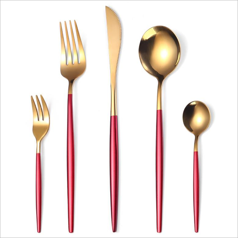 5pcs Stainless Steel Silverware Gift Set 8